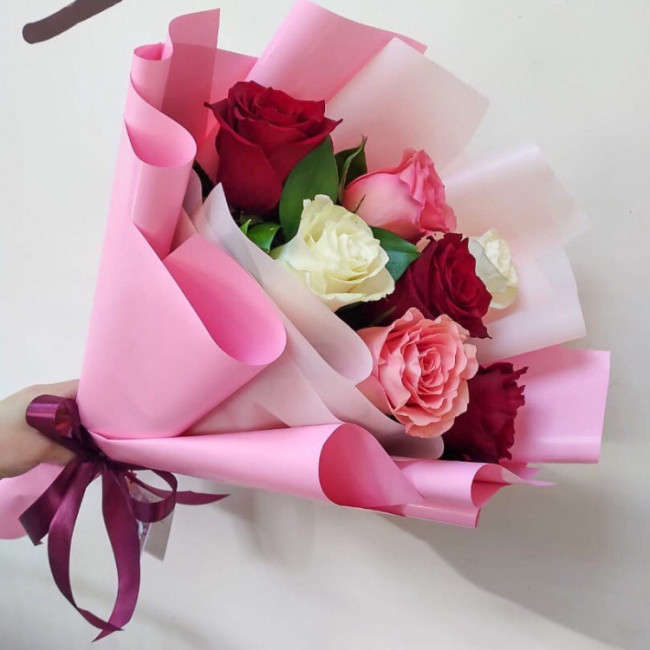 Букет цветов "Вивьен"